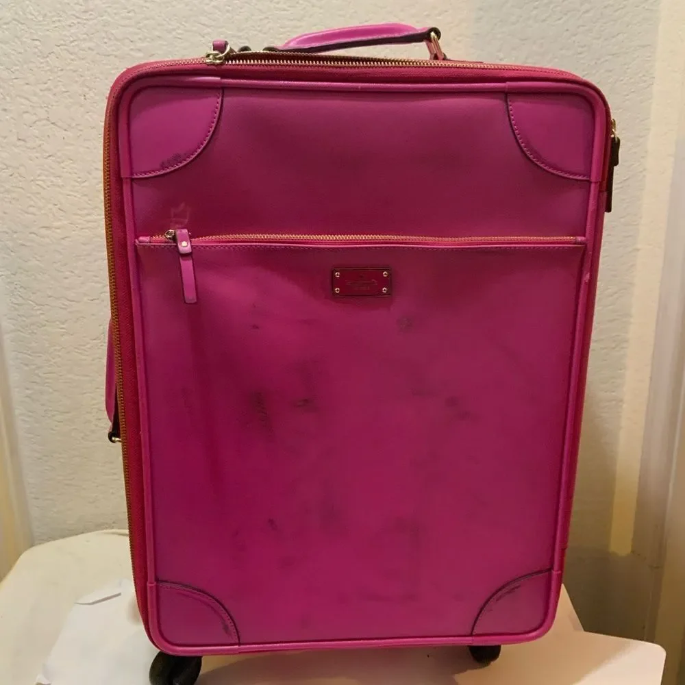 Kate spade carryon roller in pink